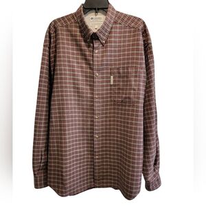 COLUMBIA MEN'S BUTTON DOWN FLANNEL SHIRT